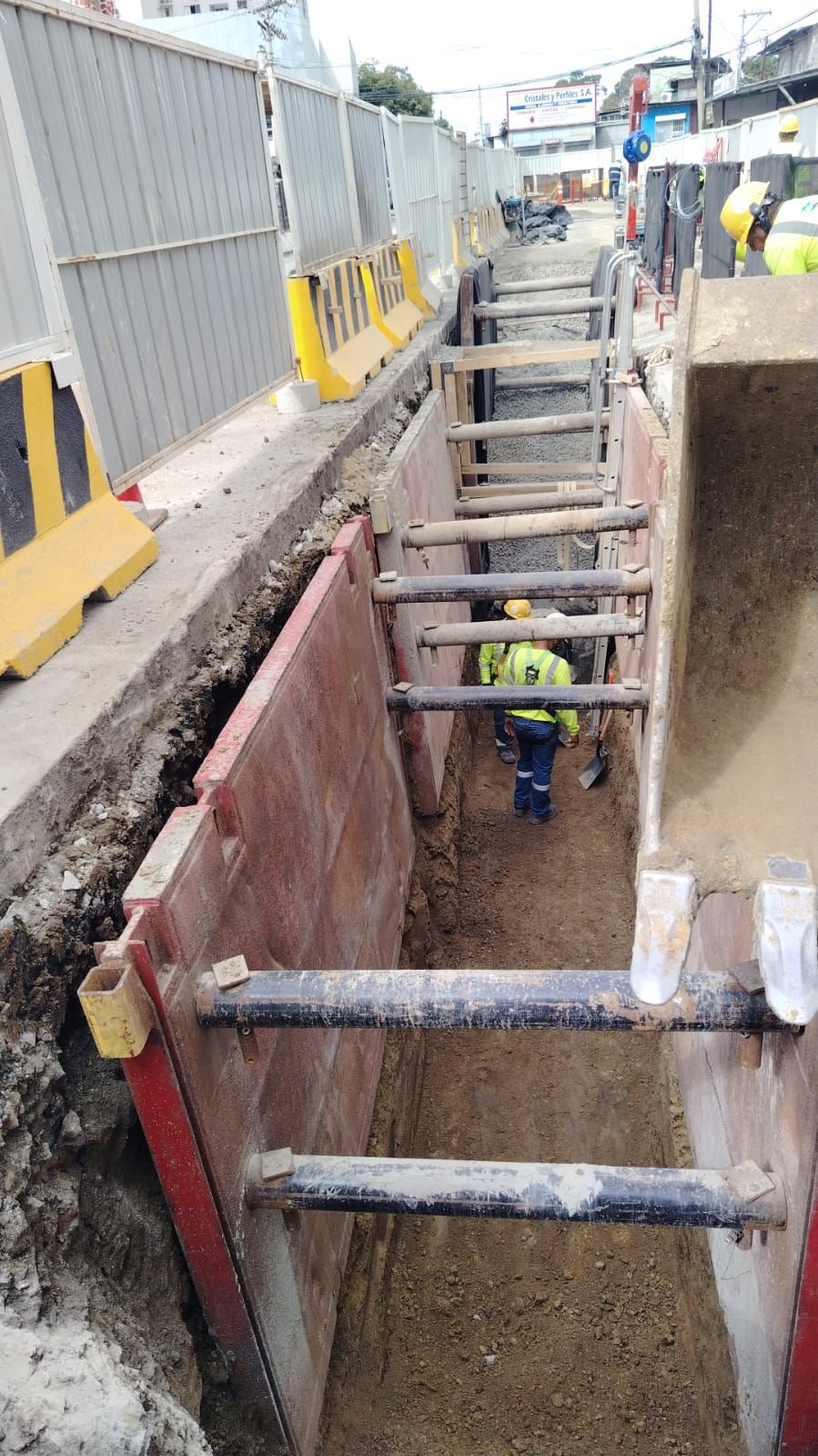 sistemas de entibado metalico en panama obra matasnillo